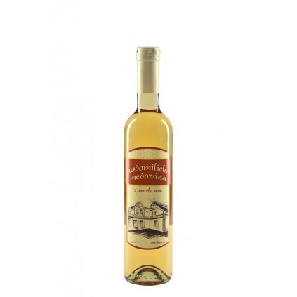 Radomilická medovina - Radomilická medovina z tmavého medu (karton 6 x 0,5l)