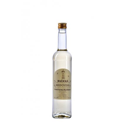 Včelí farma Kurtinovi - Račická medovina - 0,5 l  13%, sklo
