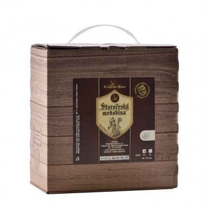 Včelařství Sláma - Staročeská medovina (z dubového sudu) - 3 l bag in box