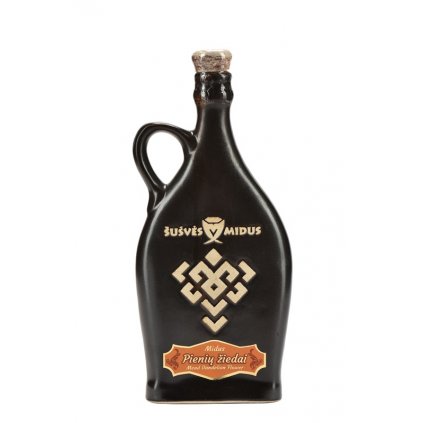 Šušvės midus - Midus Pienių žiedai (pampelišková medovina) - 0,5 l 12%, keramika