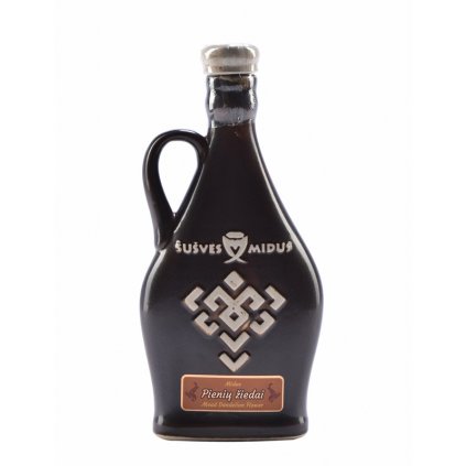 Šušvės midus - Midus Pienių žiedai (pampelišková medovina) - 0,25 l 12%, keramika