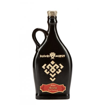 Šušvės midus - Midus Avietė (malinová medovina) - 0,5 l keramika