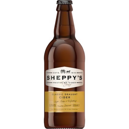 Sheppy's Classical Draught Cider - 0,5 l  5,5%, sklo