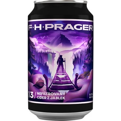 F.H. Prager  Cider 13 (suchý) - 0,33 l  6%, plechovka