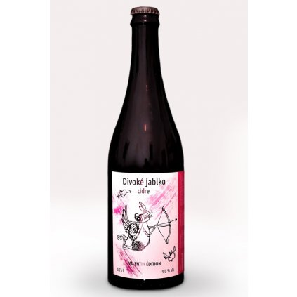 Divoké jablko Cidre Valentin Édition - 0,75 l  4%, sklo