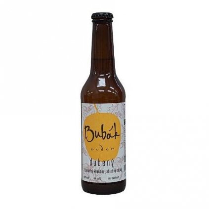 Bubák cider - dubený - 0,33 l  4,5%, sklo