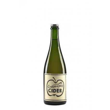 Českorájský cider - 0,75 l  6%, sklo