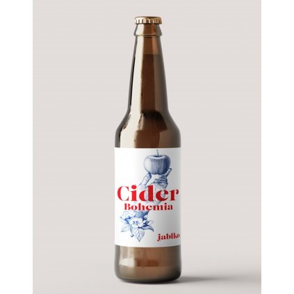 Cider Bohemia jablko - 0,33 l  4,8%, sklo