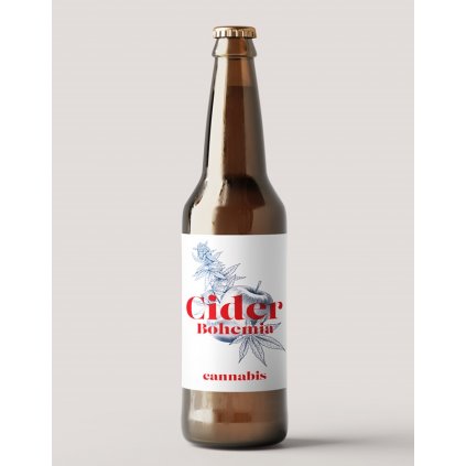 Cider Bohemia Cannabis - 0,33 l  5,1%, sklo