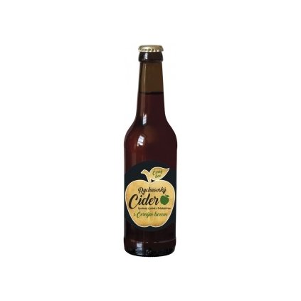 Rychnovský cider s černým bezem - 0,33 l  4,2%, sklo