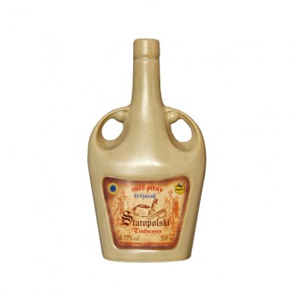 Apis - Staropolski Tradycyjny - Miód pitny Trójniak (karton 6x 0,75l)  14%, keramika