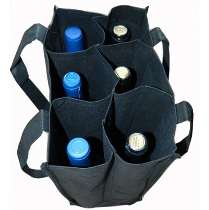 Odnosná taška na 6 lahví (černá)