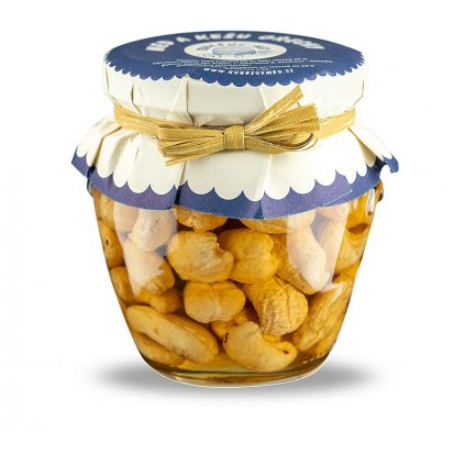 Kubešův med - Med a kešu ořechy - 250 g  sklo