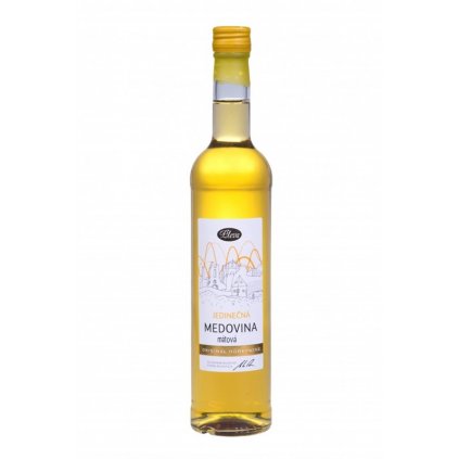 Pleva - Medovina jedinečná - mátová - 0,5 l 11%, sklo