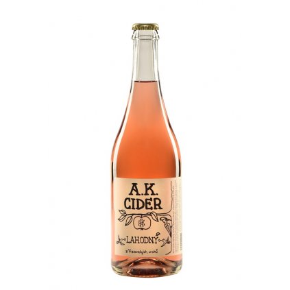 A.K. Cider - A.K. cider - lahodný (malinový) - 0,75 l  5%, sklo