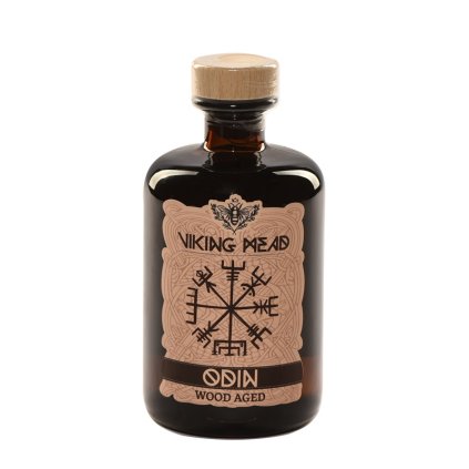 Hřebečská medovina - Vikingská - Viking Mead - Odin - Wood Aged - 0,5 l 12%, sklo