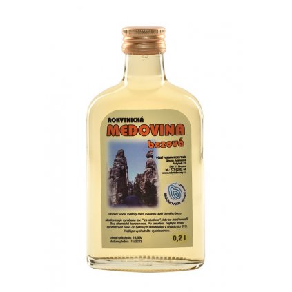 Včelí farma Rokytník - Rokytnická medovina - bezová (Adršpach) - 0,2 l  13,5%, sklo