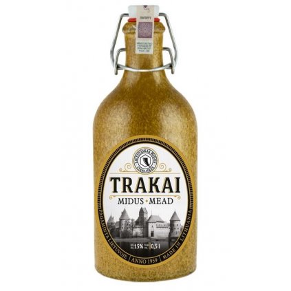 Lietuviškas Midus - Medovina Trakai - 0,5 l  15%, keramika