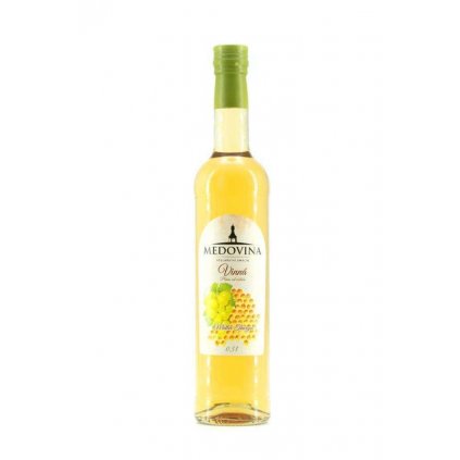 Včelařství Smolík - Medovina vinná (bílá - Müller Thurgau) - 0,5 l  14%, sklo