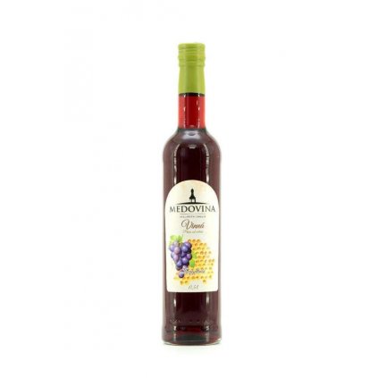 Včelařství Smolík - Medovina vinná (červená - Zweigeltrebe) - 0,5 l  15%, sklo