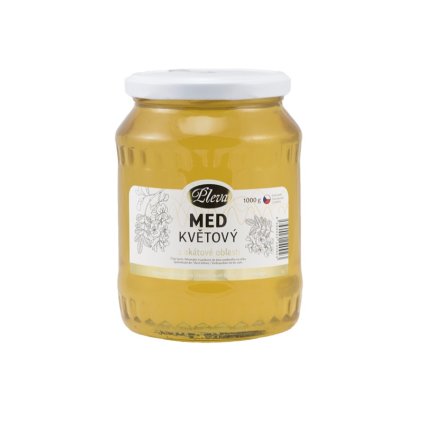 Pleva - Med květový z akátové oblasti - 1 kg sklo
