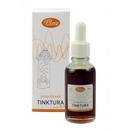 Pleva - Propolisové kapky - tinktura (s kapátkem) - 28 g