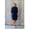 Lodičkové šaty s řasením Danaí / Navy