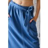 3/4 sukně s páskem na zavazování Kleopatra / Modrý Denim