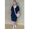 Véčkové elegantní šaty Juno / Navy