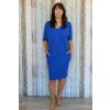 Véčkové elegantní šaty Juno / Královská modrá