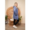 Cardigan s kapucí Serena / Modrá svetrovina