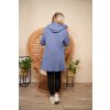 Cardigan s kapucí Serena / Modrá svetrovina