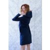Šaty s kapucí a kapsami Arduinna / Navy