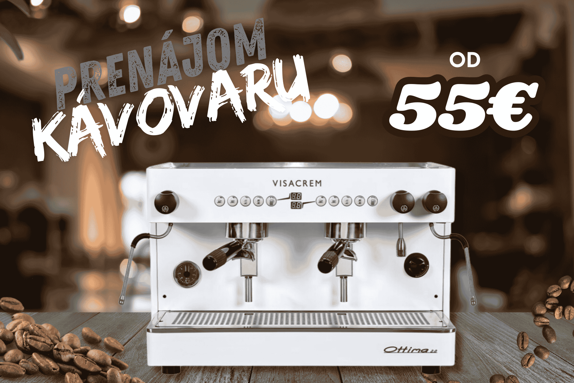 Prenájom kávovaru