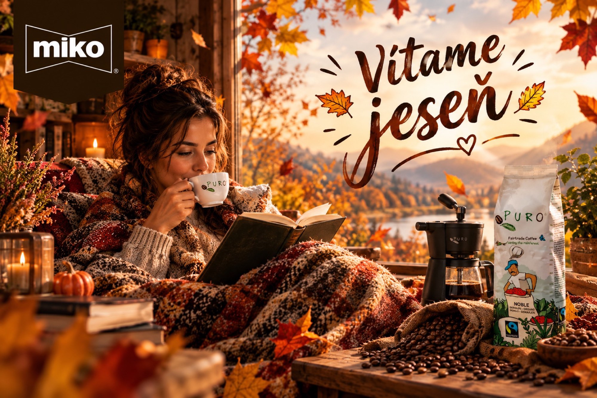 Vítame jeseň – káva Puro
