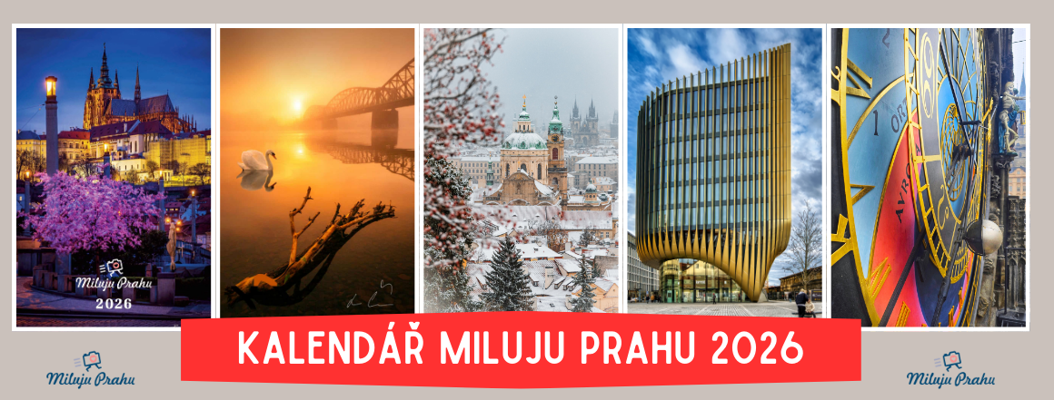 Kalendář Miluju Prahu 2026