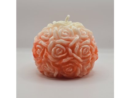 Large rose candle