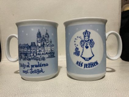 Mug - Our Jesus - Prague Castle - blue