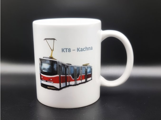 Hrnek Miluju Prahu tramvaj KT8 - Kachna