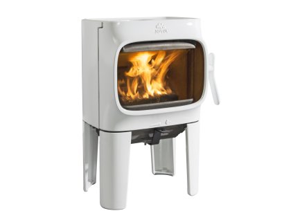 Moderné kachle Jotul F 105 R LL WHE biely smalt