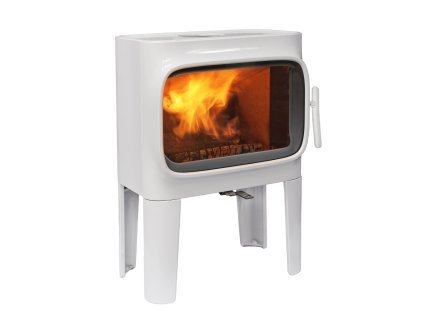 Moderné kachle Jotul F 305 R LL WHE biely smalt