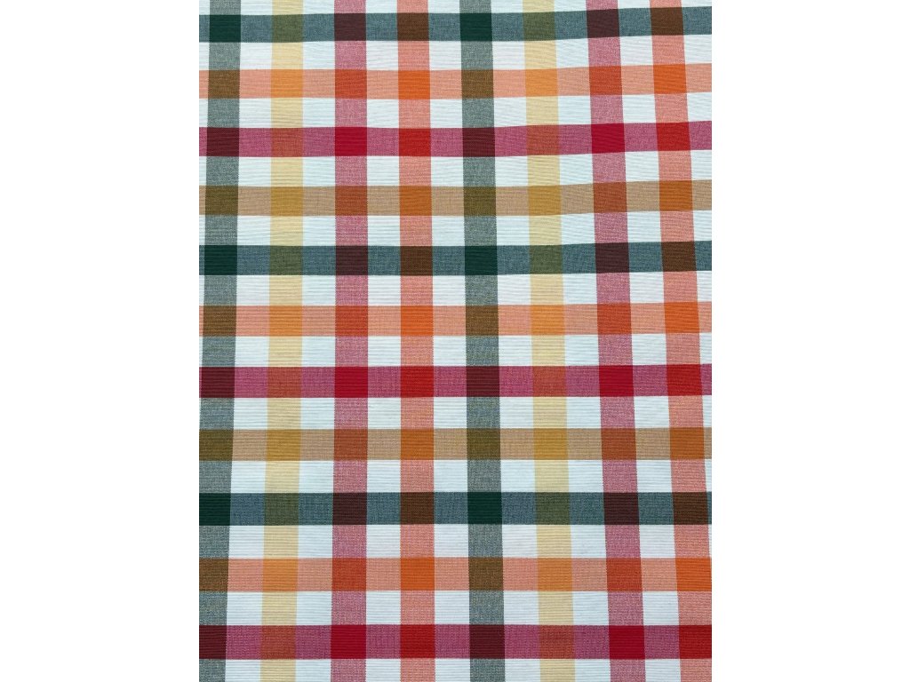 Dekorační látka Dundee Multicolor kostka