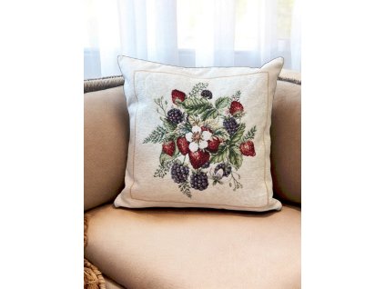 Povlak Jahoda 45x45 Chenille