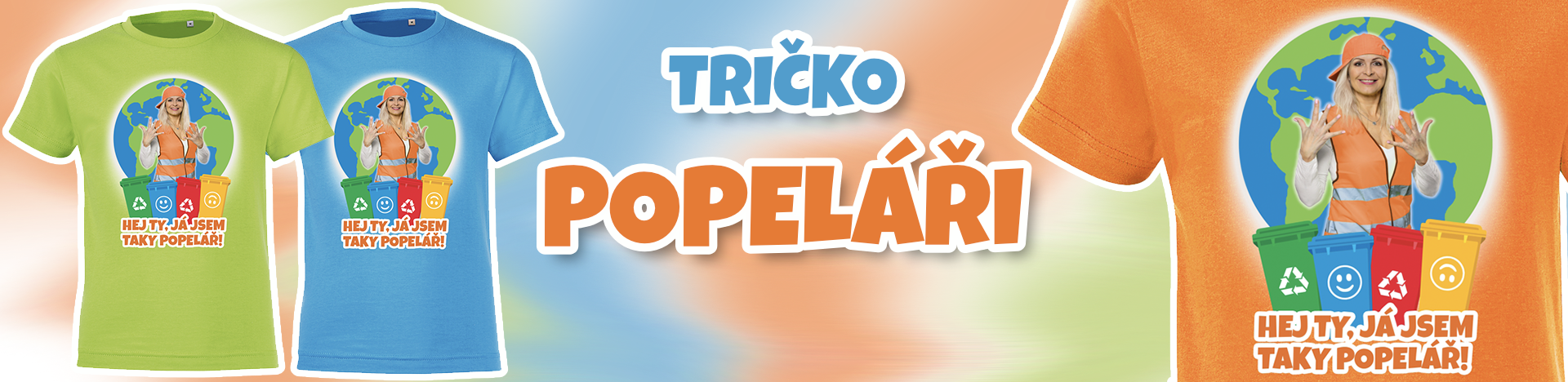 Tričko s motivem Popeláři