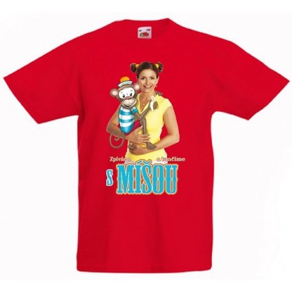 Tričko s motivem Míša a opička