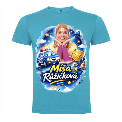 tricko modra