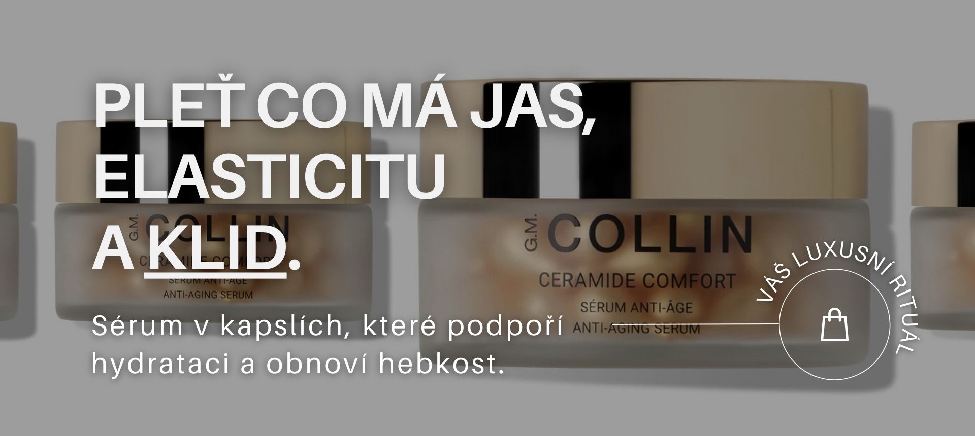 Ceramidové kapsle od G.M.Coolin v dárkovém setu