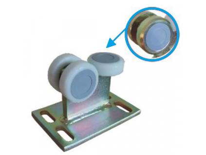 2498 vozik pevny samonosne brany posuvne nesene c profil 80x80x5 3 rolny bez regulace