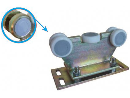 2519 vozik pevny samonosne brany posuvne nesene c profil 80x80x5 5 rolen s regulaci