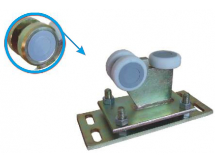 2522 vozik pevny samonosne brany posuvne nesene c profil 80x80x5 3 rolny s regulaci